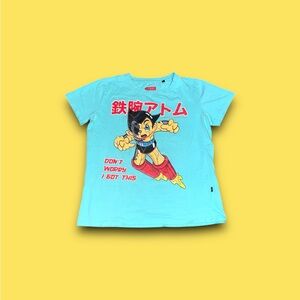 Astroboy onward and upward t-post t-shirt blue men’s medium